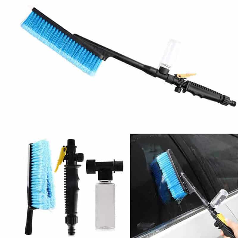 Cepillo de Lavado Automotriz con Dispensador de Agua y Espuma