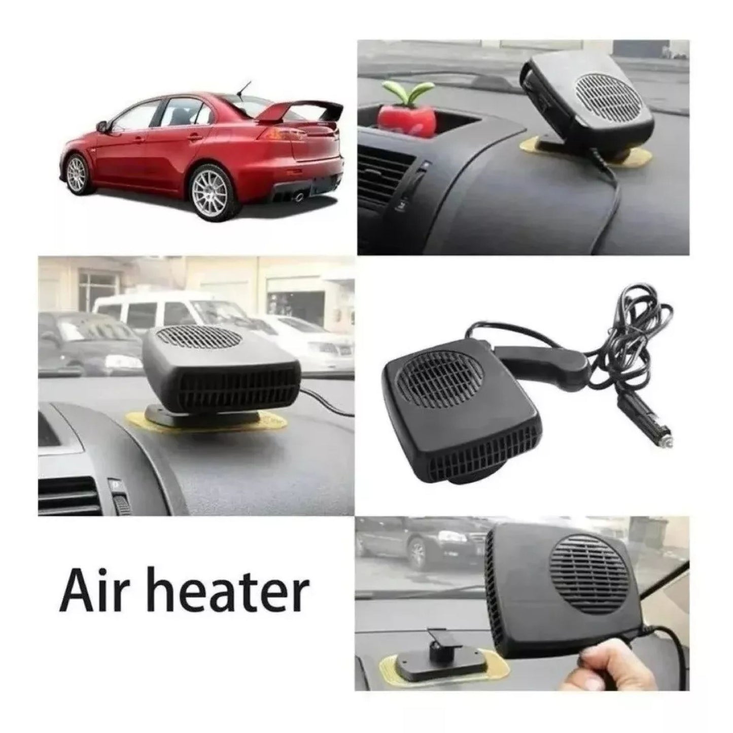 Climatizador Automotriz 12V 200W – Calefactor y Ventilador 2 en 1